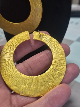 Pendientes Aro Zara Dorados
