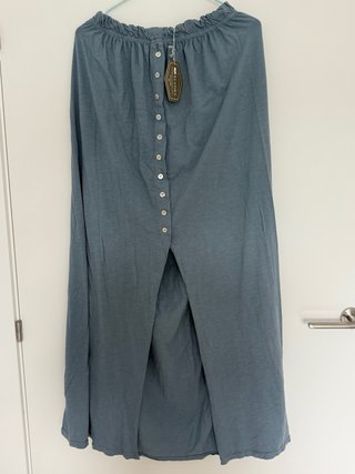 Falda larga azul Klasiks talla única