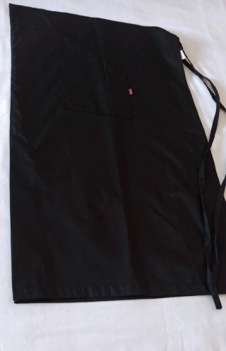 Delantal Francés Largo Negro