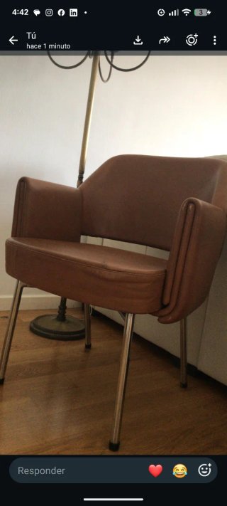 Silla plegable estilo Mid Century