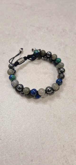 Pulsera de piedras naturales multicolor