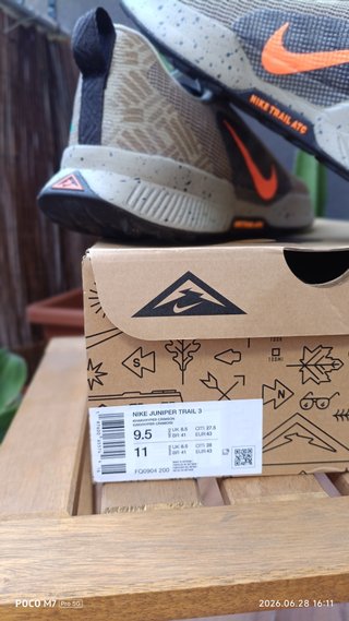 Nike Juniper Trail 3 Talla 43 Beige Naranja