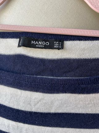 Jersey de MANGO de Rayas Azul Marino y Blanco