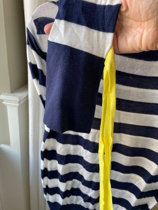 Jersey de MANGO de Rayas Azul Marino y Blanco