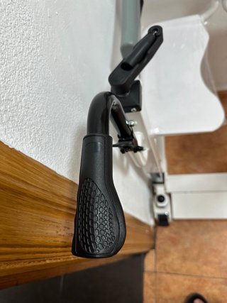 Silla de transferencia con elevador como nueva