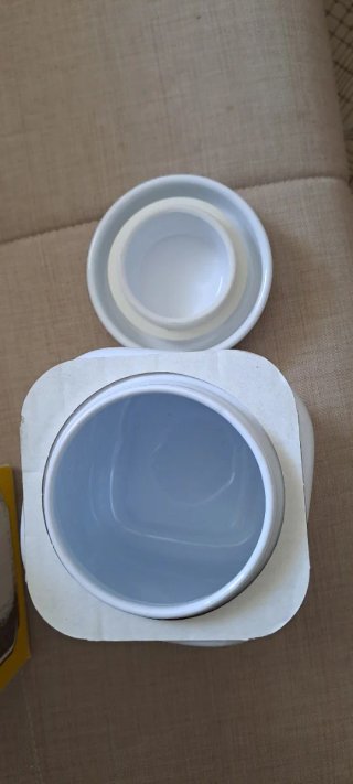 Biscottiera Mulino Bianco in Porcellana Bianca