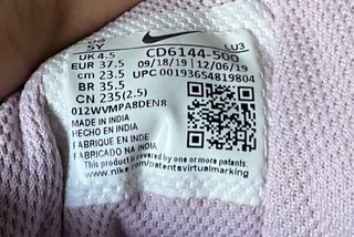 Zapatillas Nike Rosa y Gris Talla 37.5
