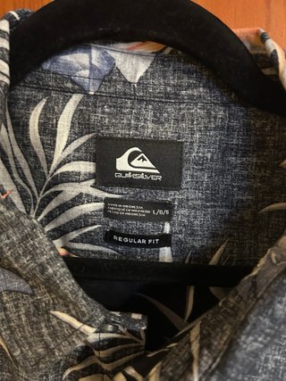 Camisa Hawaiana Quiksilver Estampada