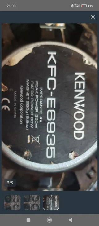 Altavoces Kenwood E6935