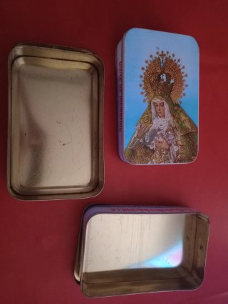 Lote 3 latas antiguas decoradas