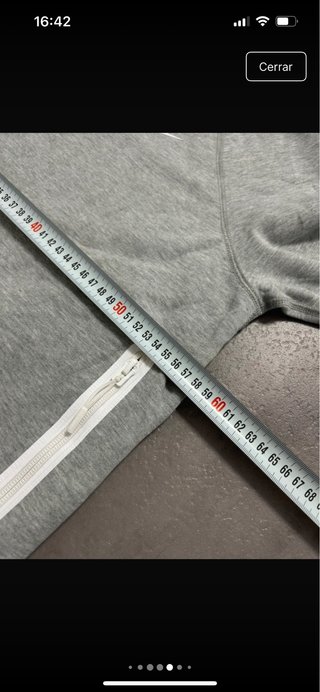 Sudadera Nike Gris Cremallera Talla M
