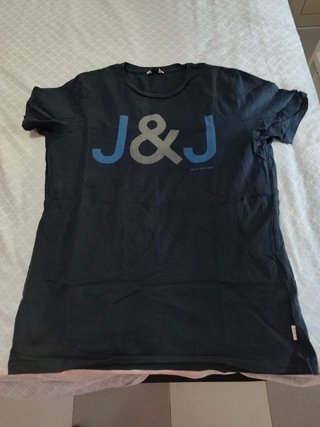 Camiseta Jack & Jones Azul y Gris