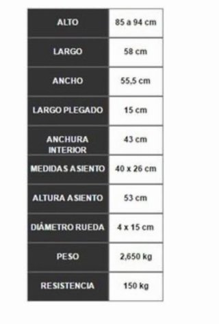 Andador con asiento y ruedas