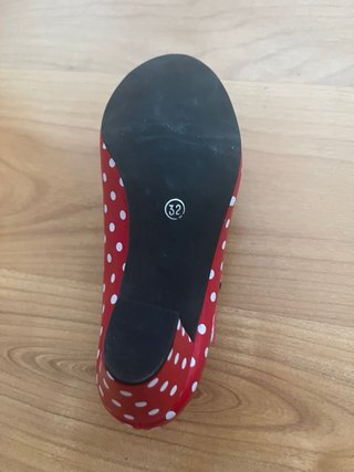 Zapatos flamenca niña lunares