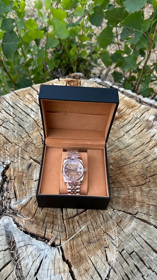 Seiko Mod Datejust Oro Rosa 36mm
