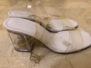 Sandalias Bershka Vinilo Talla 40