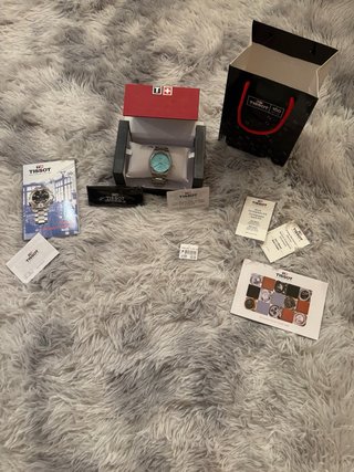 Tissot PRX Reloj Acero Azul