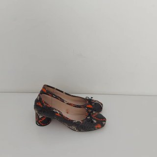 Zapatos Zara Piel Animal Print Talla 38