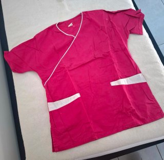 Casacca da lavoro fucsia taglia M