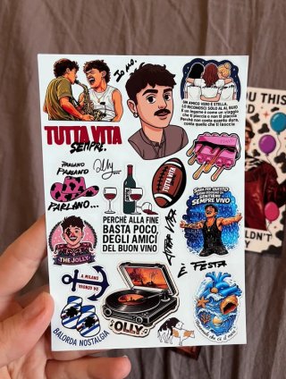 Biglietto Compleanno Olly + Grafiche