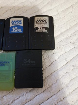 Lote Memory Cards PS1 PS2