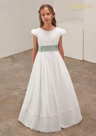 Vestido Comunión Blanco Talle Corto
