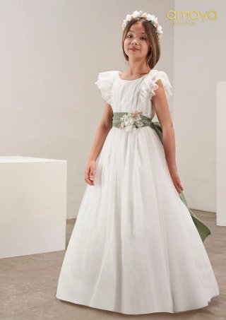 Vestido Comunión Blanco Talle Corto