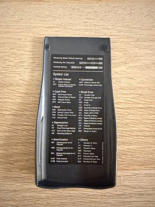 Calculadora Financiera Casio FC-200V