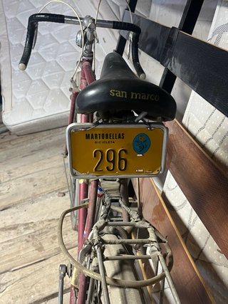 Bicicleta Clásica Vintage Roja