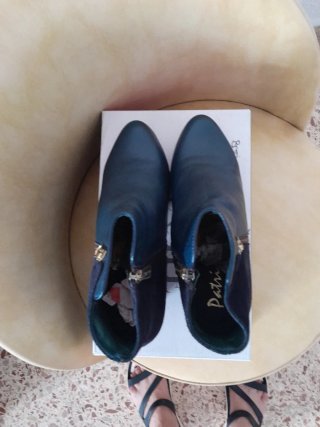 Botines Puche Azul Marino Talla 38