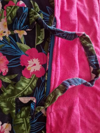 Bolsa de playa floral