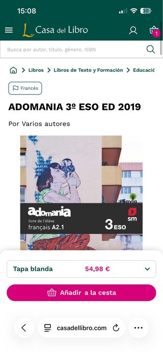 Libros francés Adomania