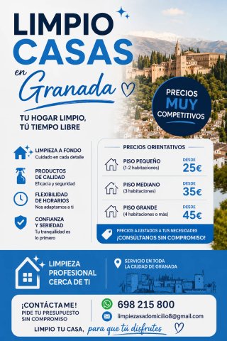 Servicio de limpieza a domicilio
