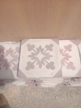 Baldosas hidráulicas decoradas