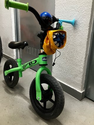 Bicicleta Chicco sin pedales verde