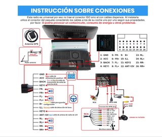 Pantalla 10" GPS + Radio para coche. Universal