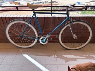 Bicicleta Fixie Azul