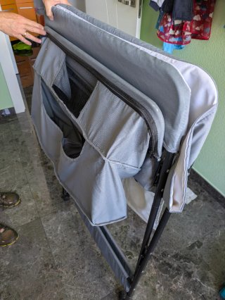 Cambiador bebé plegable con 3 fundas