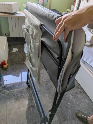 Cambiador bebé plegable con 3 fundas