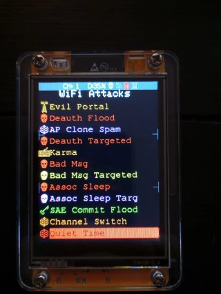 CYD Marauder ESP32 Pantalla 2.8