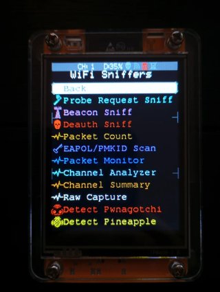 CYD Marauder ESP32 Pantalla 2.8