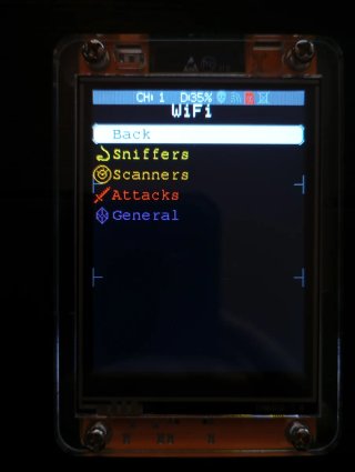 CYD Marauder ESP32 Pantalla 2.8