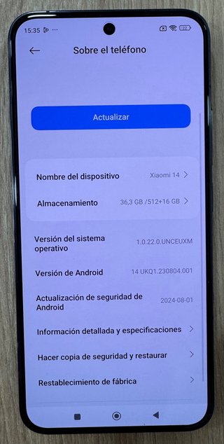 Xiaomi Mi 14 512gb en perfecto estado