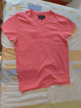 CAMISETA ROSA CORAL CHAMPION