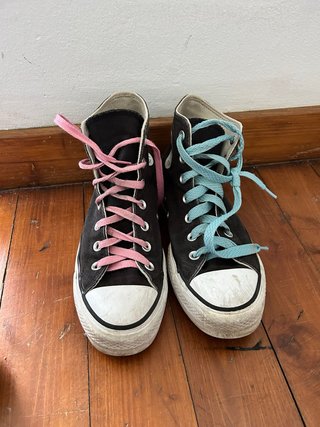 Converse Chuck Taylor Negras Plataforma