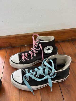 Converse Chuck Taylor Negras Plataforma