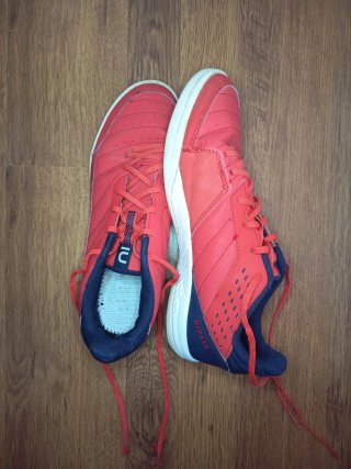 Zapatillas Fútbol Sala IMVISO Eskudo 500 Rojas