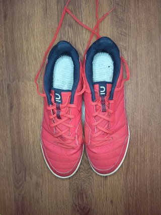 Zapatillas Fútbol Sala IMVISO Eskudo 500 Rojas