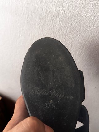 Sandalia plataforma negra