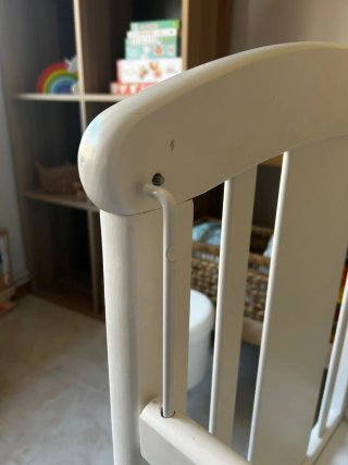 Cuna blanca SIN colchón